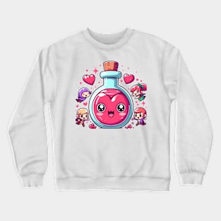 Valentine's Cartoon Delights T-Shirt Crewneck Sweatshirt